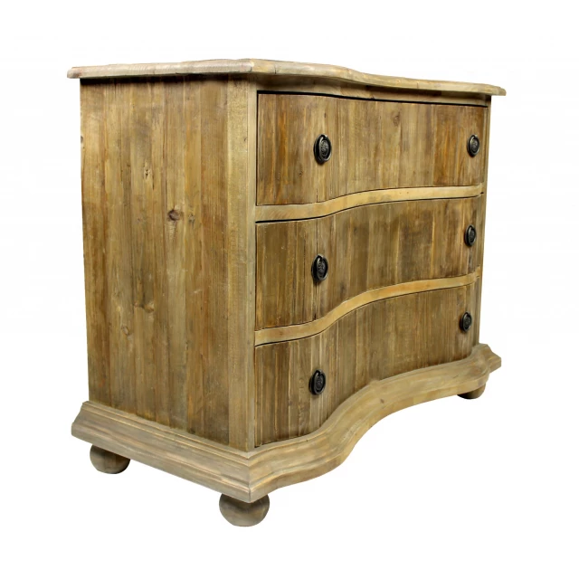 natural solid wood drawer dresser in minimalist style