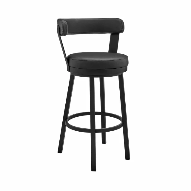 Low back bar height bar chair with wood metal design comfort armrest outdoor furniture