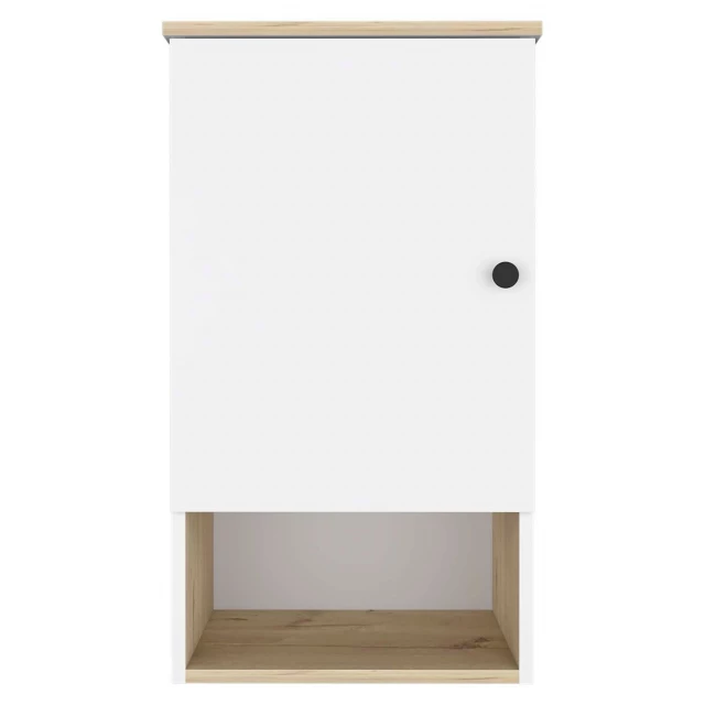 Oak white wall mounted cabinet shelves with wood plywood shelving and glass transparency