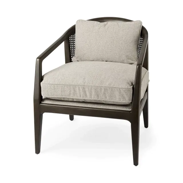 Fusion Dark Cane Back Arm Chair Fusion Dark Cane Back Arm Chair