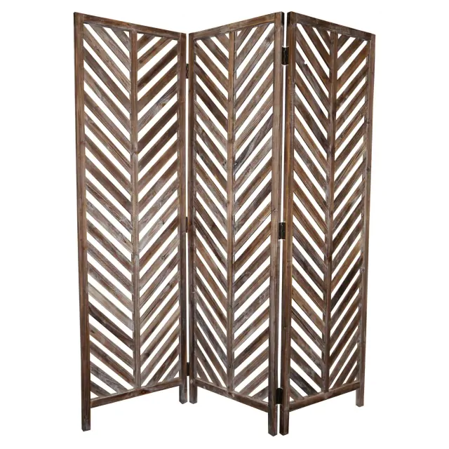 63 X 72 Brown Wood  Screen