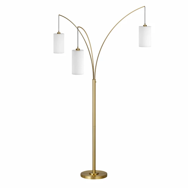 lamp white frosted glass drum shade with metal ceiling fixture