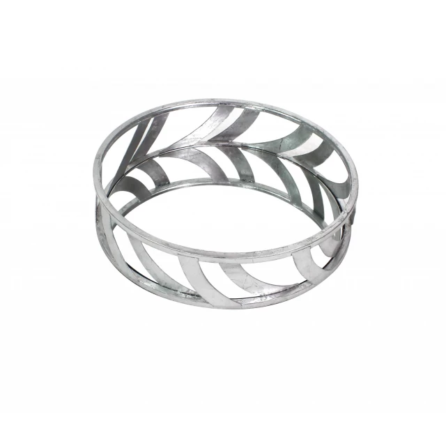 silver streamline mirror tray with jewelry and wedding rings