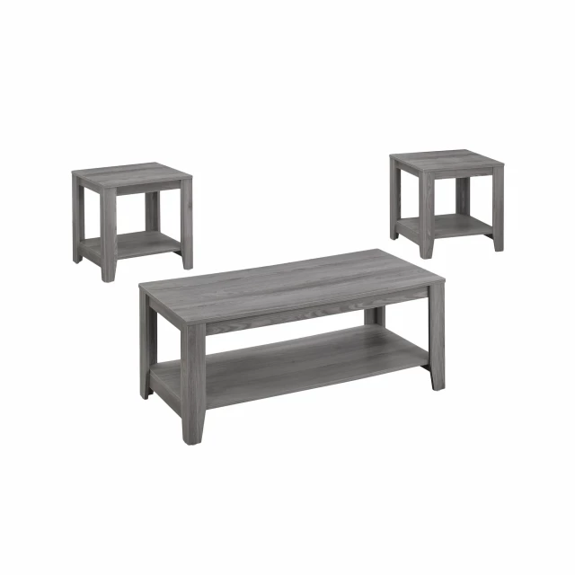 Grey table with wheels designed as modern outdoor furniture