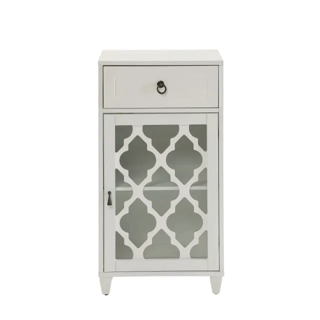 Fret Work Design Glass Door White Cabinet Fret Work Design Glass Door White Cabinet
