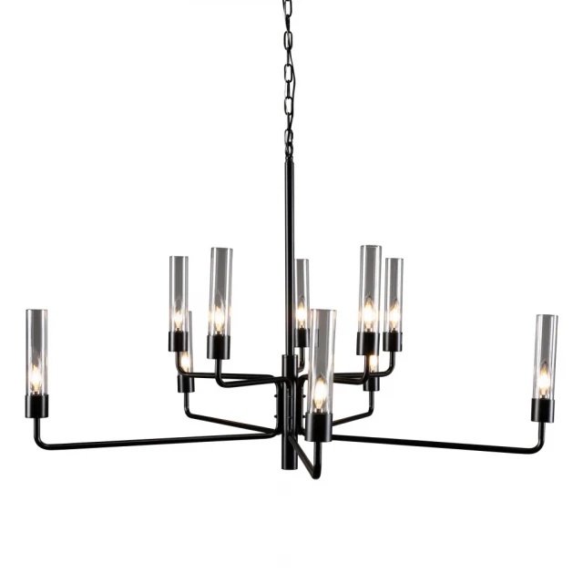 light iron glass dimmable ceiling light with metal cylinder and automotive lighting design