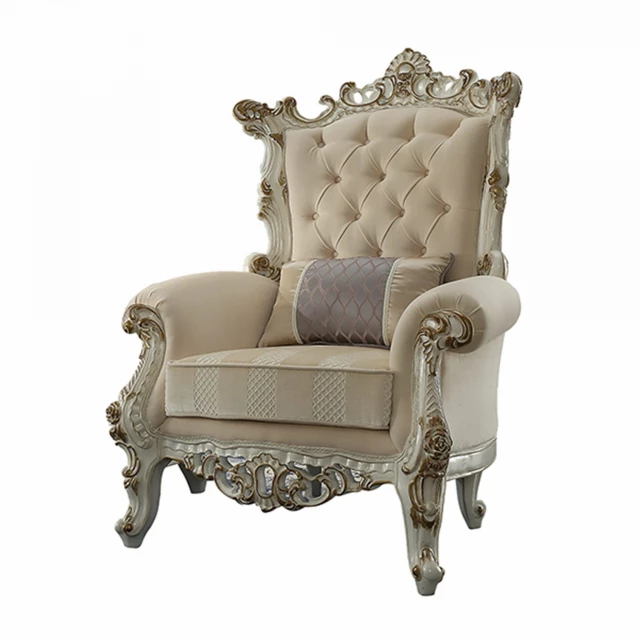 pearl fabric striped tufted chesterfield chair with armrests and comfortable club chair design