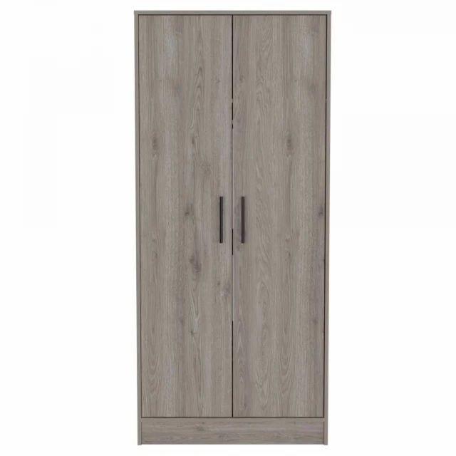 light gray tall door closet in a modern design