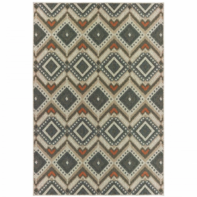 stain resistant indoor outdoor area rug brown rectangle textile wood grey floor