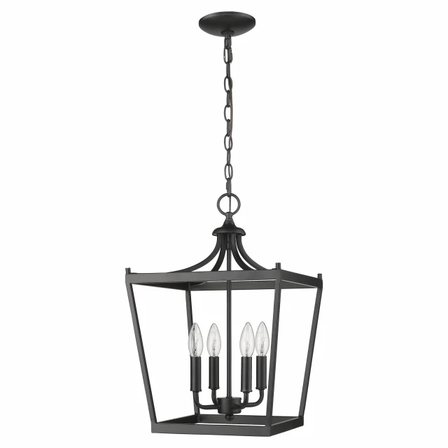 kennedy light matte black pendant lamp with metal and glass ceiling fixture