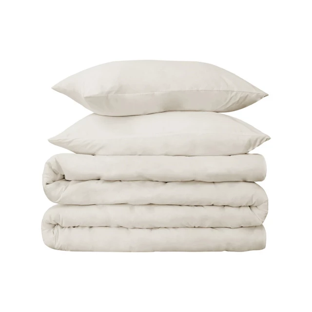 Blend thread count washable duvet cover in a stylish presentation