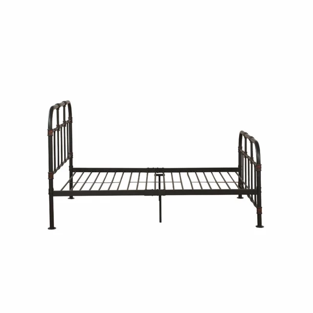Industrial pipe design full bed frame with a modern and sturdy structure