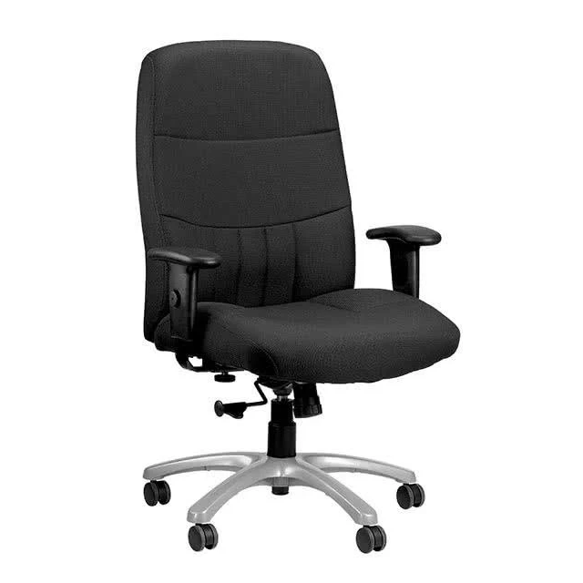 adjustable swivel fabric rolling office chair with armrests for comfort