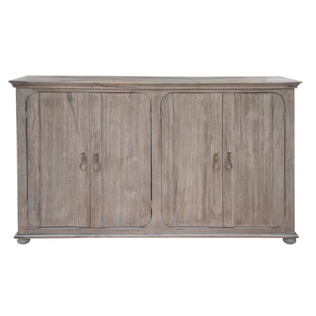 sand solid manufactured wood distressed credenza with brown rectangle hardwood and wood stain pattern