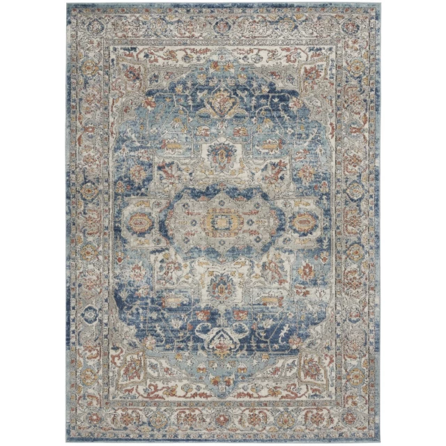 power loom non skid area rug with beige pattern and rectangle shape