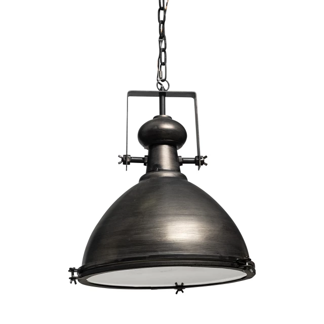 industrial gray metal hanging pendant light ceiling fixture lamp
