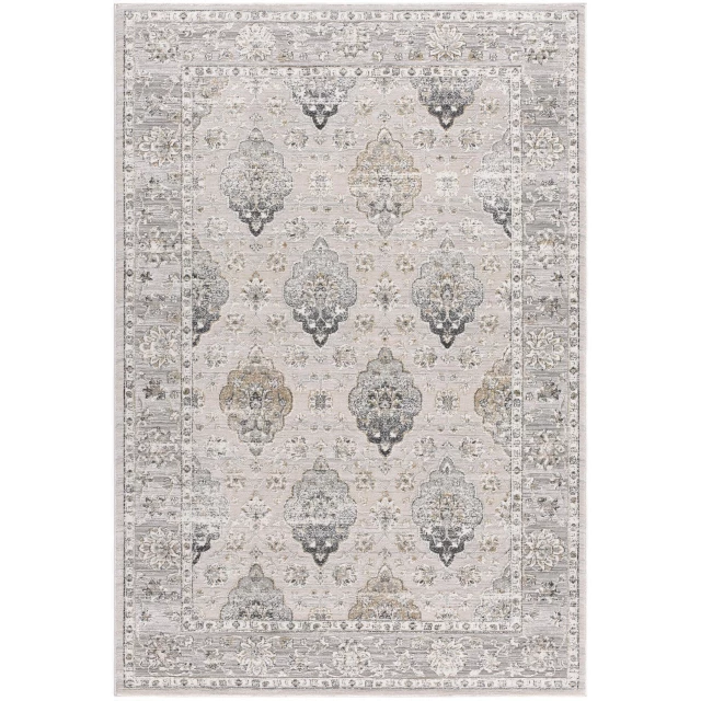 oriental washable non skid area rug with beige pattern and rectangle shape