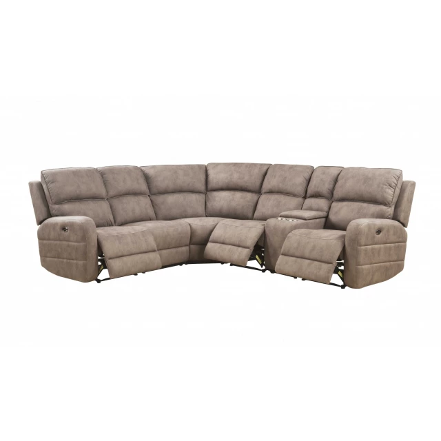 L shaped six corner sectional console with comfortable studio couch design suitable for outdoor use