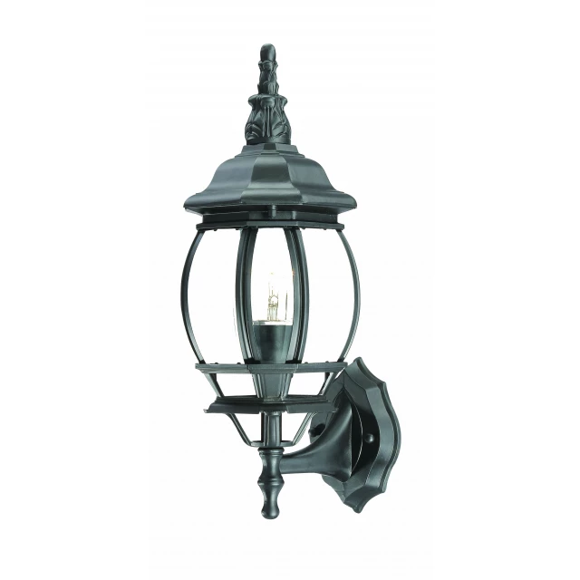 black ornamental glass globe wall light lantern lamp light fixture metal