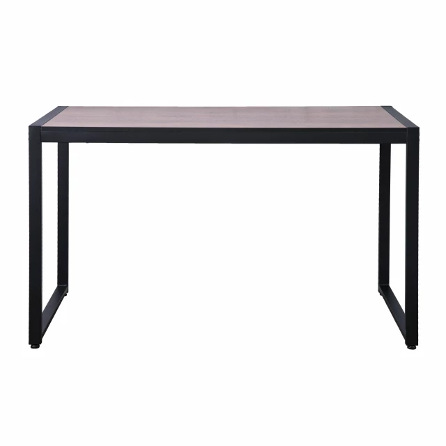 Industrial black walnut finish table desk with wood stain and varnish