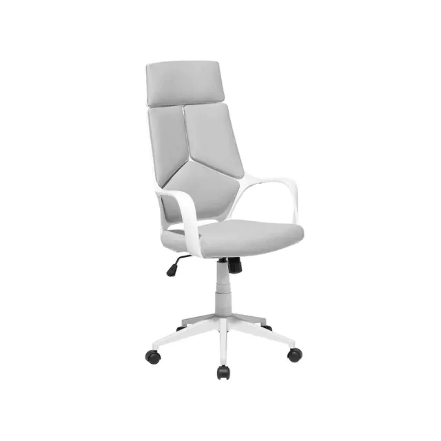 Black Fabric Tufted Seat Swivel Adjustable Executive Chair Fabric Back Plastic Frame Black Fabric Tufted Seat Swivel Adjustable Executive Chair Fabric Back Plastic Frame