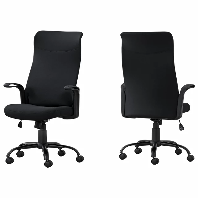 task chair fabric back plastic frame with armrest for comfort