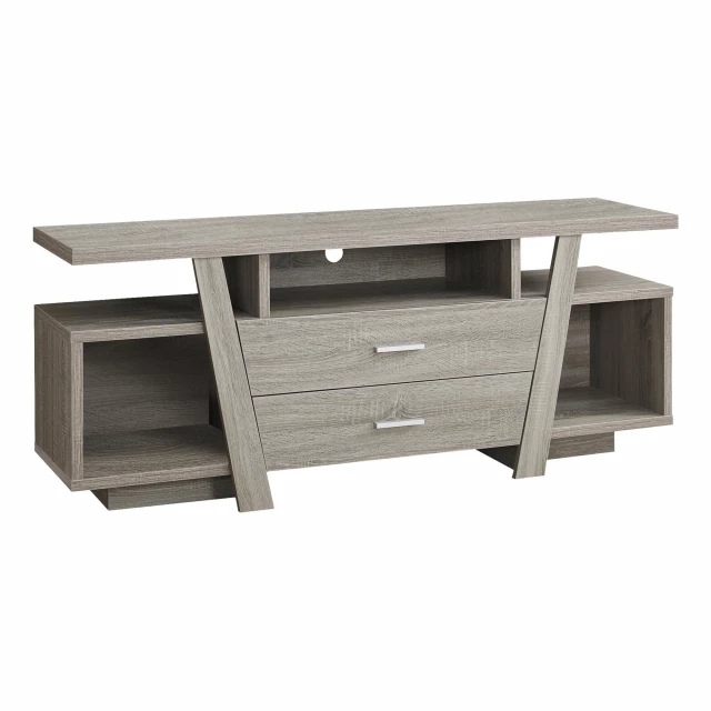 Board hollow core TV stand with drawers and hardwood plywood cabinetry