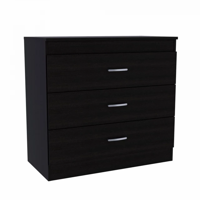 Black wooden drawer dresser furniture product