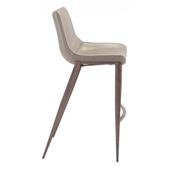 Low back bar height bar chairs with armrests in wood and plastic suitable for outdoor use