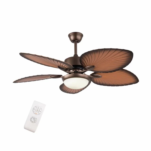 classy metal ceiling fan LED lamp with modern design