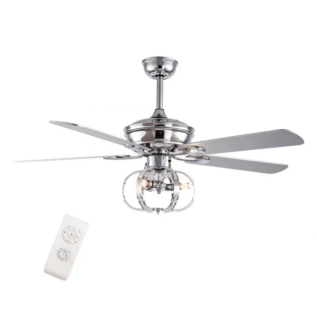 modern metal chandelier ceiling fan with glass ceiling fixture and nickel finish