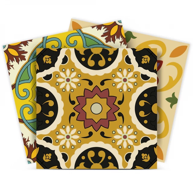 auguri mix peel stick removable tiles with rectangle pattern and symmetrical visual arts design