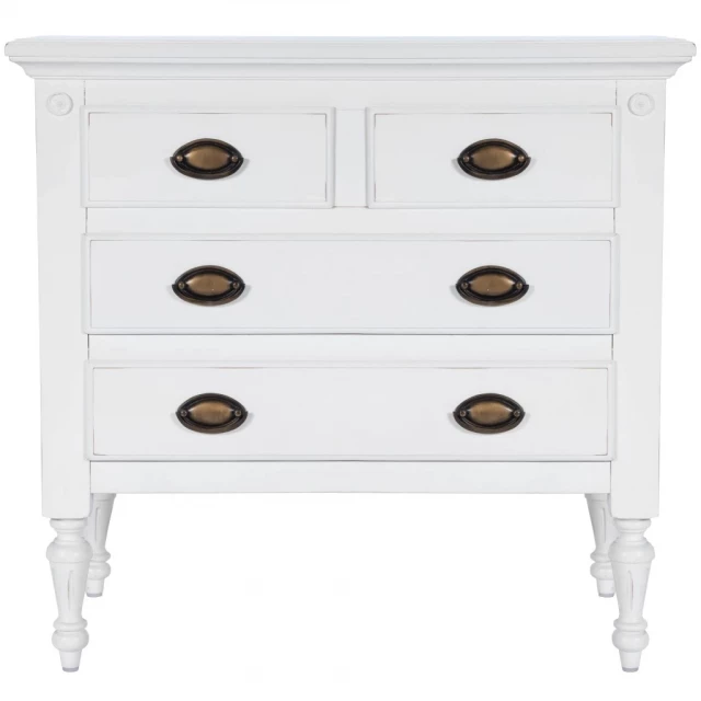 Solid wood four-drawer gentleman's chest product image