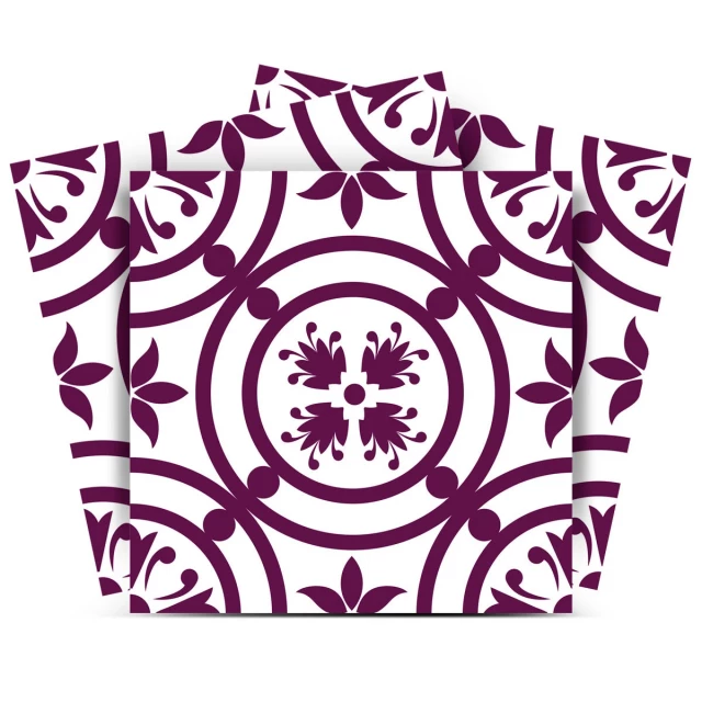 merlot lisa removable peel stick tiles with rectangle pattern and magenta visual arts