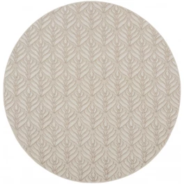 round floral power loom area rug with brown pattern and symmetrical design