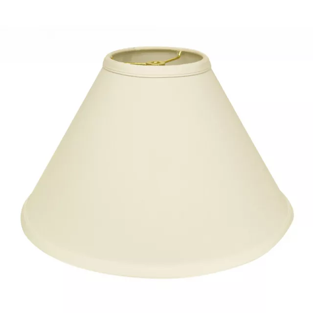 Deep cone slanted no slub lampshade beige metal aluminium ceiling light fixture