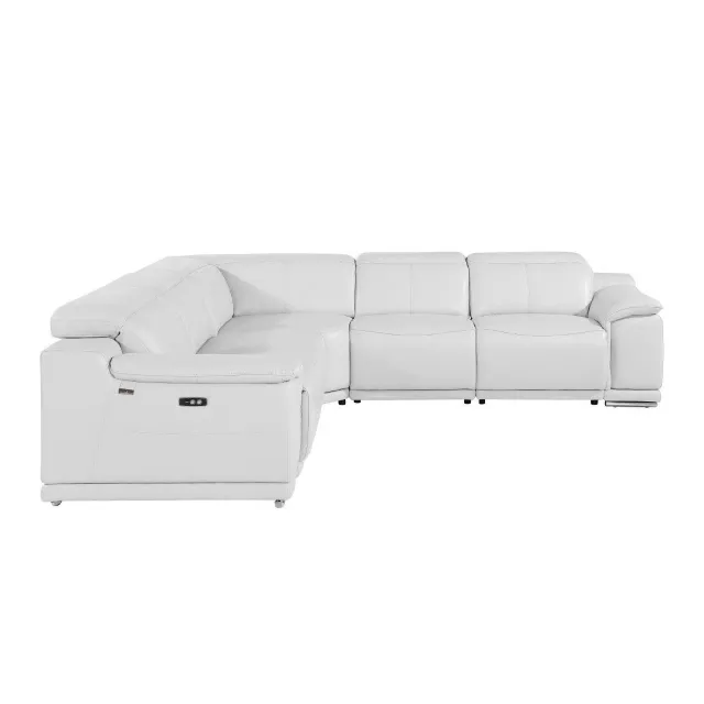 U-shaped five corner sectional console in a comfortable studio couch design with sofa bed feature