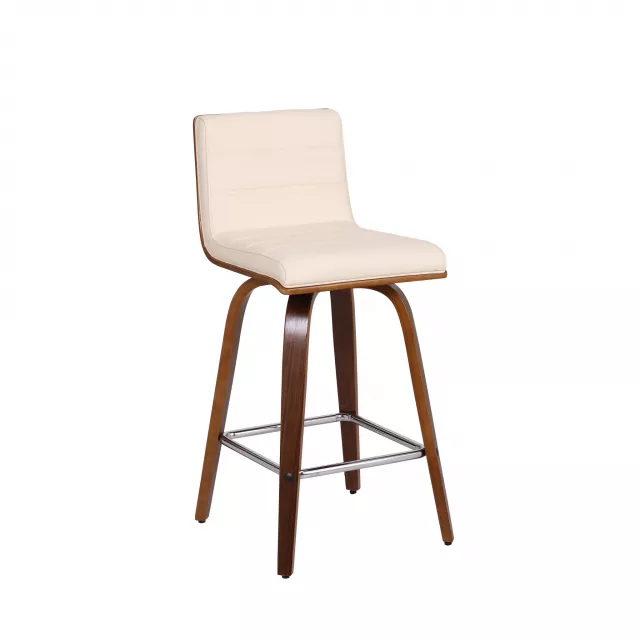 Low back counter height bar chair with armrests in hardwood and comfortable seating