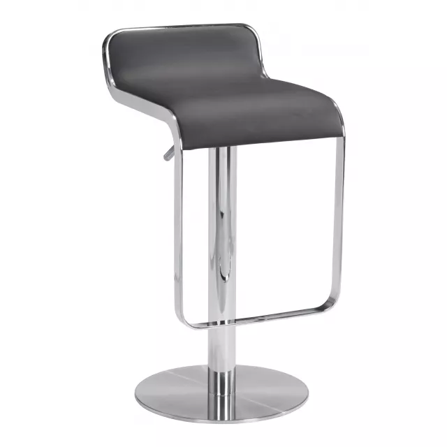 Swivel backless adjustable height bar chair with kitchen and home appliance elements