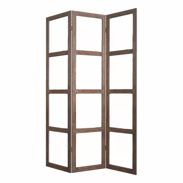 Brown wood glass screen furniture with bookcase and shelving design