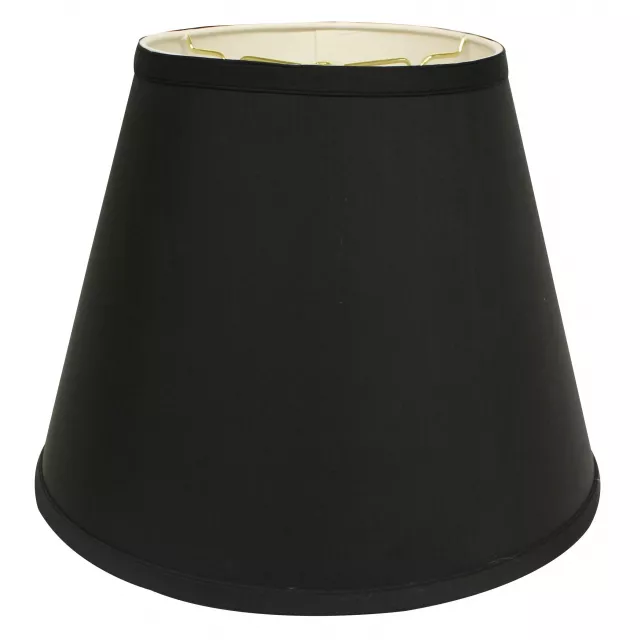 White empire deep slanted shantung lampshade with patterned metal light fixture and lighting accessory