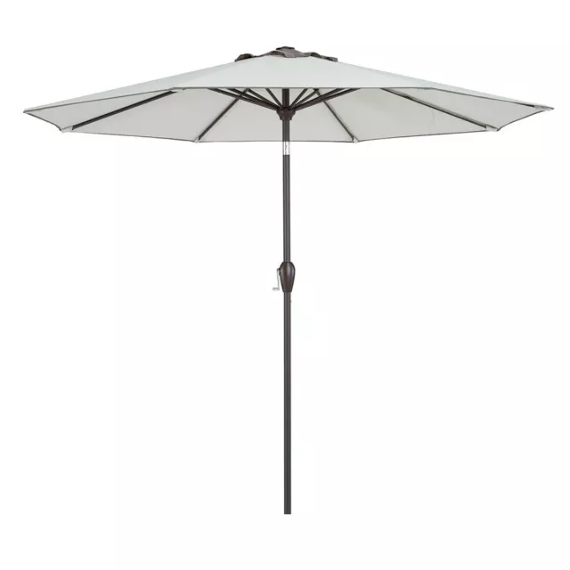 Polyester octagonal tilt market patio umbrella with sleeve and shade for outdoor recreation