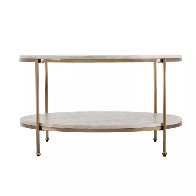 Square coffee table made of manufactured wood and metal with hardwood finish