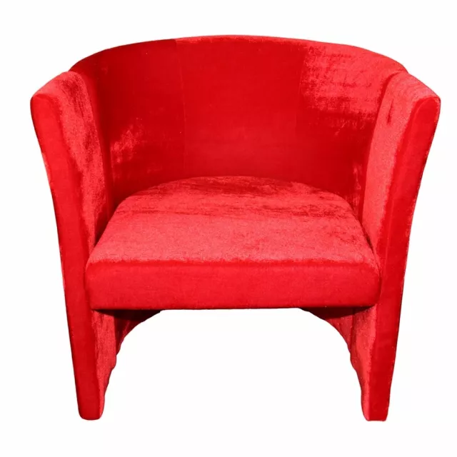 Luxurious red microfiber folding chair with wood accents for comfortable seating and home decor