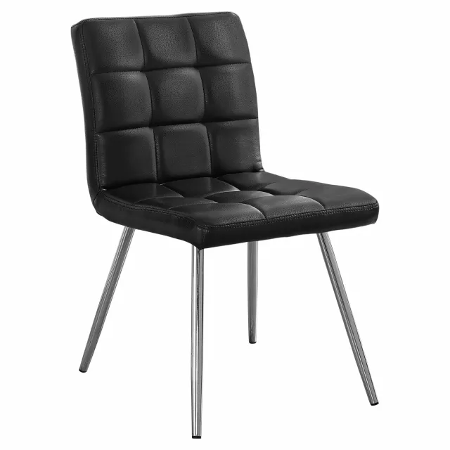 Metal & polyurethane dining chairs with armrests in a comfortable