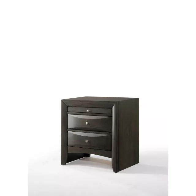 Rectangular solid wood drawers with chest of drawers and wood stain finish for bedroom furniture