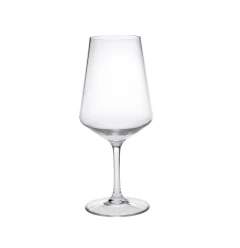 Tritan plastic stemmed multipurpose wine glass with tableware and drinkware
