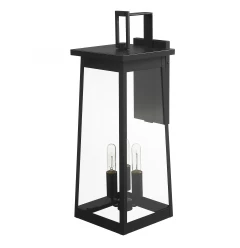 Alden 3-Light Matte Black Wall Light