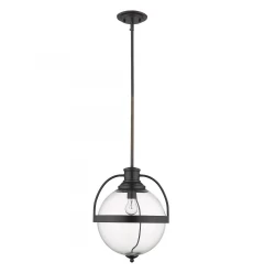 Kassian 1-Light Oil-Rubbed Bronze Pendant