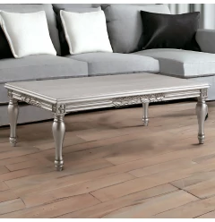 59" Platinum Coffee Table